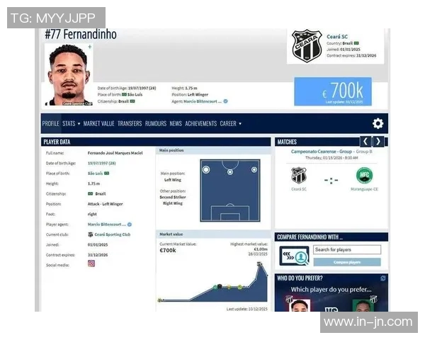 巴西博主透露三镇报价超500万人民币求购塞阿拉前锋费尔南迪尼奥遭拒绝 巴西博主透露三镇报价超500万人民币求购塞阿拉前锋费尔南迪尼奥遭拒绝